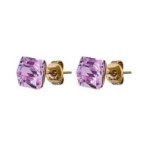 Пусеты Fiore Luna  Pink, SWE2127/2 P G